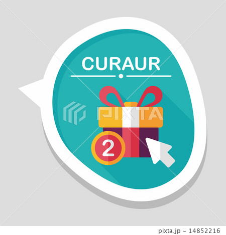 shopping present flat icon with long shadow,eps10 shopping present flat icon with long shadow,eps10 14852216
