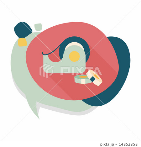 adhesive tape flat icon with long shadow,eps10 14852358