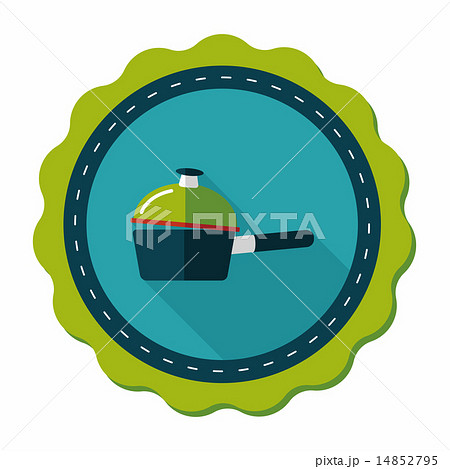 kitchenware pot flat icon with long shadow,eps10 kitchenware pot flat icon with long shadow,eps10 14852795