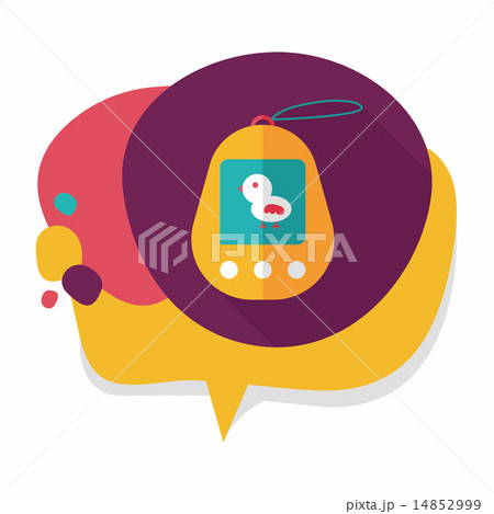 pocket pet flat icon with long shadow,eps 10 14852999