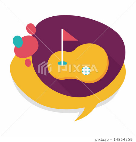 golf flat icon with long shadow,eps10 golf flat icon with long shadow,eps10 14854259