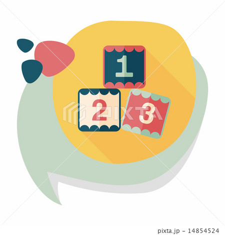123 blocks flat icon with long shadow,eps10 123 blocks flat icon with long shadow,eps10 14854524
