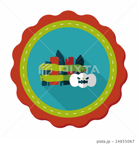 Halloween decoration flat icon with long shadow,eps10 14855067