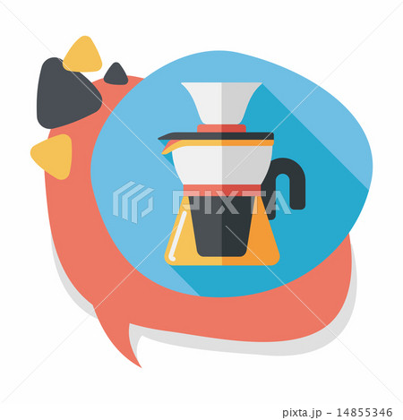 coffee kettle flat icon with long shadow,eps10 coffee kettle flat icon with long shadow,eps10 14855346