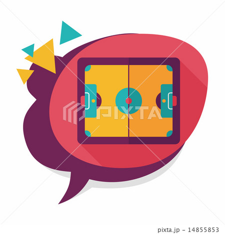 baketball court flat icon with long shadow,eps10 14855853