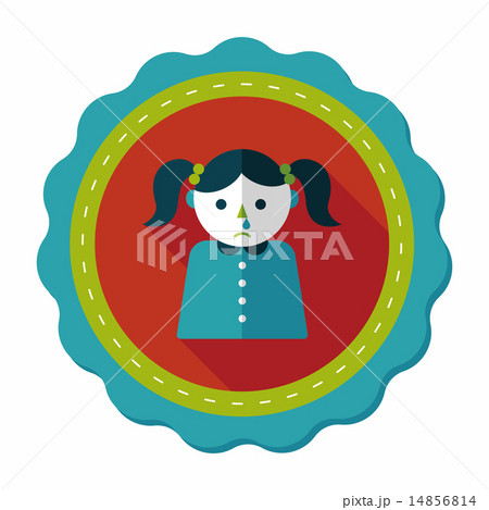 dripping nose flat icon with long shadow,eps10 14856814