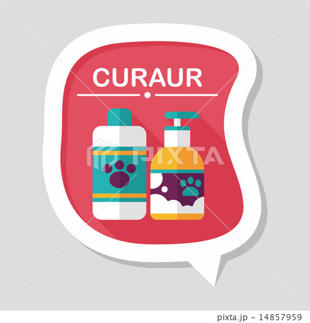 Pet shampoo flat icon with long shadow,eps10 Pet shampoo flat icon with long shadow,eps10 14857959