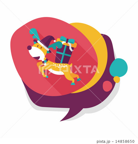 Reindeer flat icon with long shadow, eps10 Reindeer flat icon with long shadow, eps10 14858650