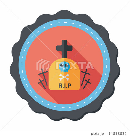 grave flat icon with long shadow,eps10 grave flat icon with long shadow,eps10 14858832