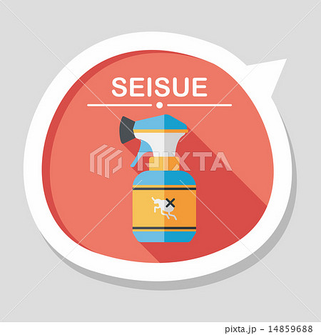 Pet flea spray flat icon with long shadow,eps10 Pet flea spray flat icon with long shadow,eps10 14859688
