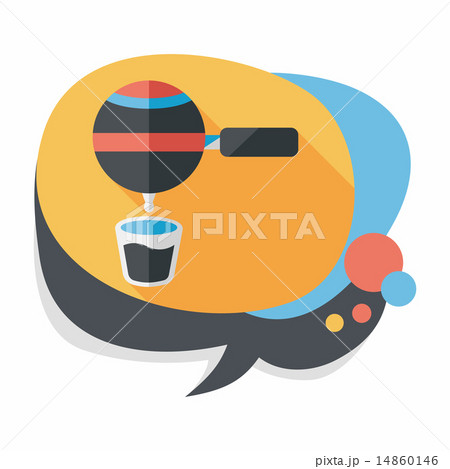 grinding coffee machine flat icon with long shadow,eps10 grinding coffee machine flat icon with long shadow,eps10 14860146