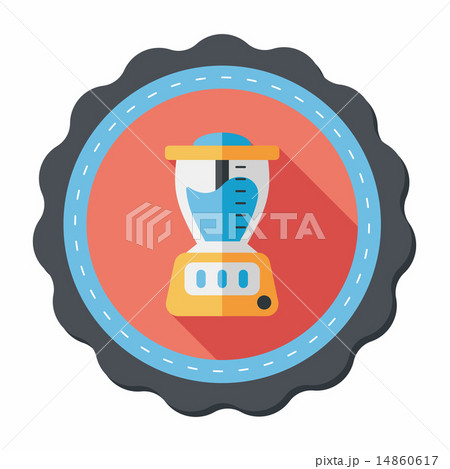 juice machine flat icon with long shadow,eps10 juice machine flat icon with long shadow,eps10 14860617