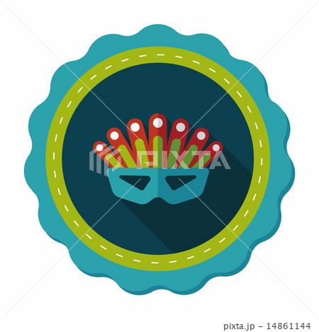 party mask flat icon with long shadow,eps10 party mask flat icon with long shadow,eps10 14861144