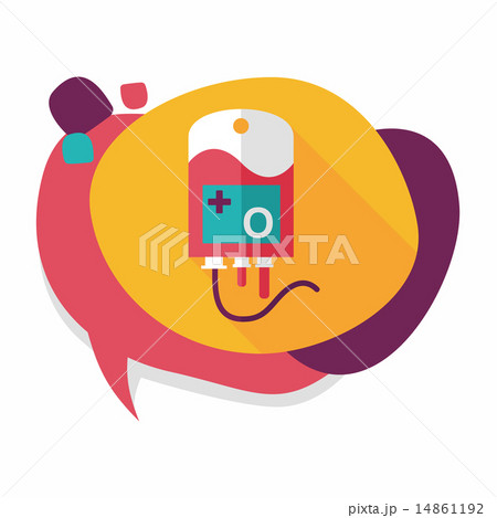 IV bag flat icon with long shadow, eps10 IV bag flat icon with long shadow, eps10 14861192