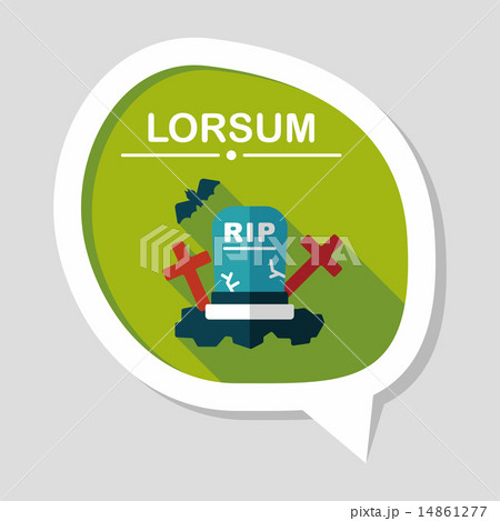 grave flat icon with long shadow,eps10 grave flat icon with long shadow,eps10 14861277