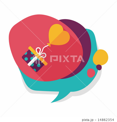 wedding gift flat icon with long shadow,eps10 wedding gift flat icon with long shadow,eps10 14862354