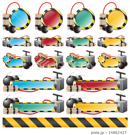 爆弾　ボタン　アイコン 14862427