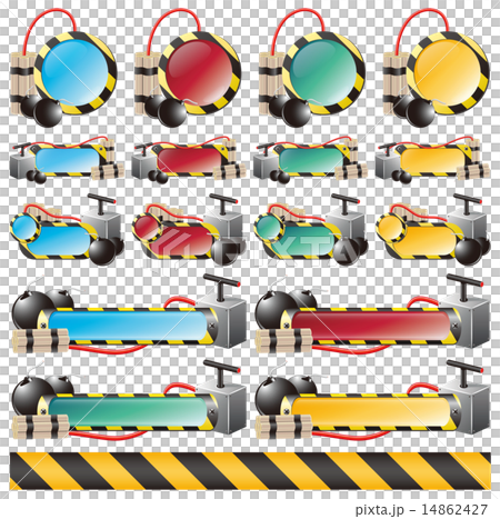 炸彈按鈕圖標 14862427