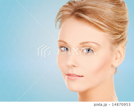 face of beautiful young woman face of beautiful young woman 14870953