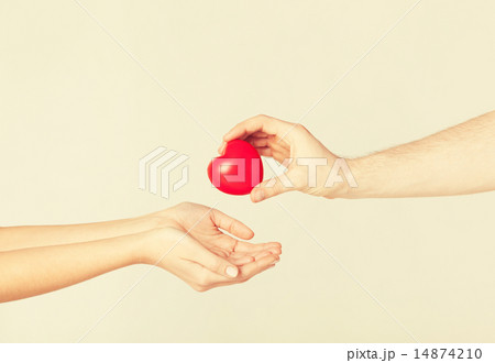 woman and man hands with heart woman and man hands with heart 14874210