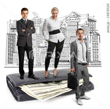 People and USA Dollars People and USA Dollars 14878520