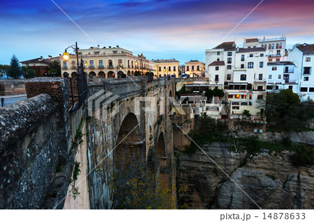 Sunset view of Ronda 14878633