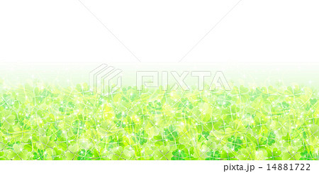クローバー 草 背景のイラスト素材