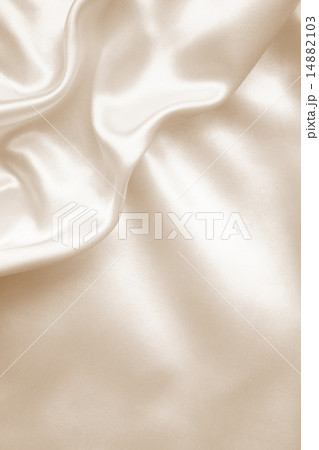Smooth elegant golden silk as wedding background. 14882103