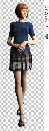 perming モデル体型の女性 14882804