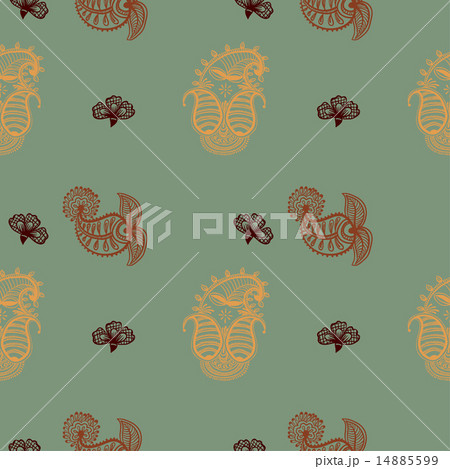 ethnic seamless pattern. Indian ornament, kaleidoscopic flora pattern, mandala. range 14885599