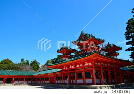 京都 平安神宮の蒼龍楼 京都 平安神宮の蒼龍楼 14885865