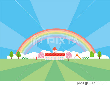 背景素材-幼稚園イメージ3 14886809