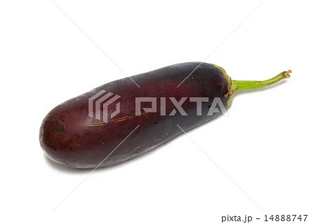 Purple aubergine isolated on white. 14888747