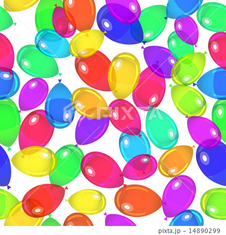 Balloons party Seamless Pattern. Vector 14890299