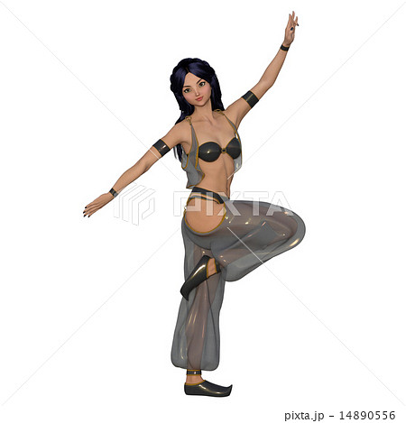 ベリーダンサーのイラスト素材