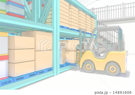 倉庫の内部 14891606