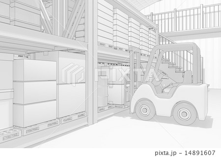倉庫の内部 14891607