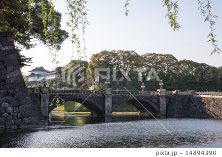 皇居　二重橋 14894390
