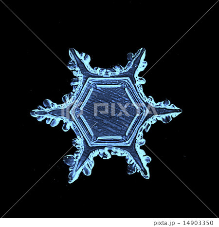 natural crystal snowflake macro 14903350