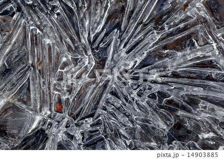 ice background, frozen water on the river 14903885