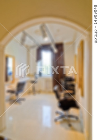Modern beauty salon blur background Modern beauty salon blur background 14909048