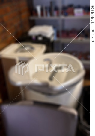 Modern beauty salon blur background 14909306
