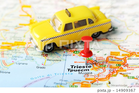 Trieste  Italy map taxi 14909367