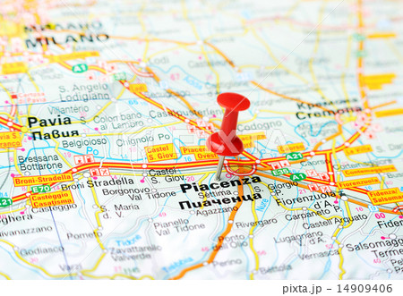 Piacenca  Italy map 14909406