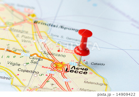 Lecce  Italy map 14909422
