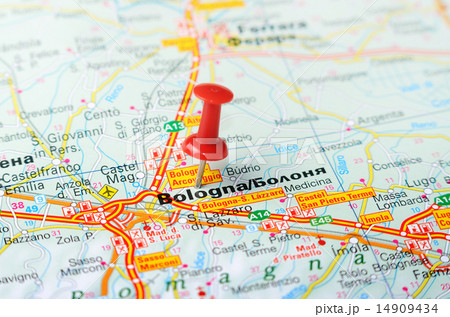 Bologna  Italy map 14909434