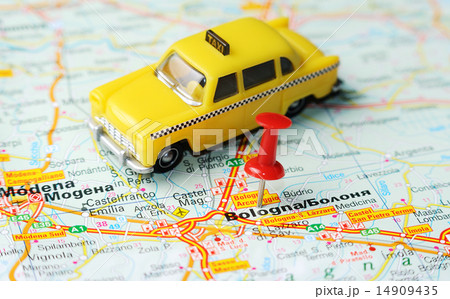 Bologna  Italy map taxi 14909435