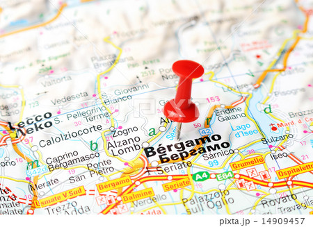 Bergamo  Italy map 14909457