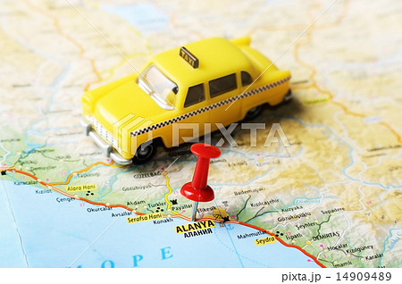 Alanya ,Turkey  map taxi 14909489