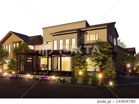 住宅夕景 住宅夕景 14909790